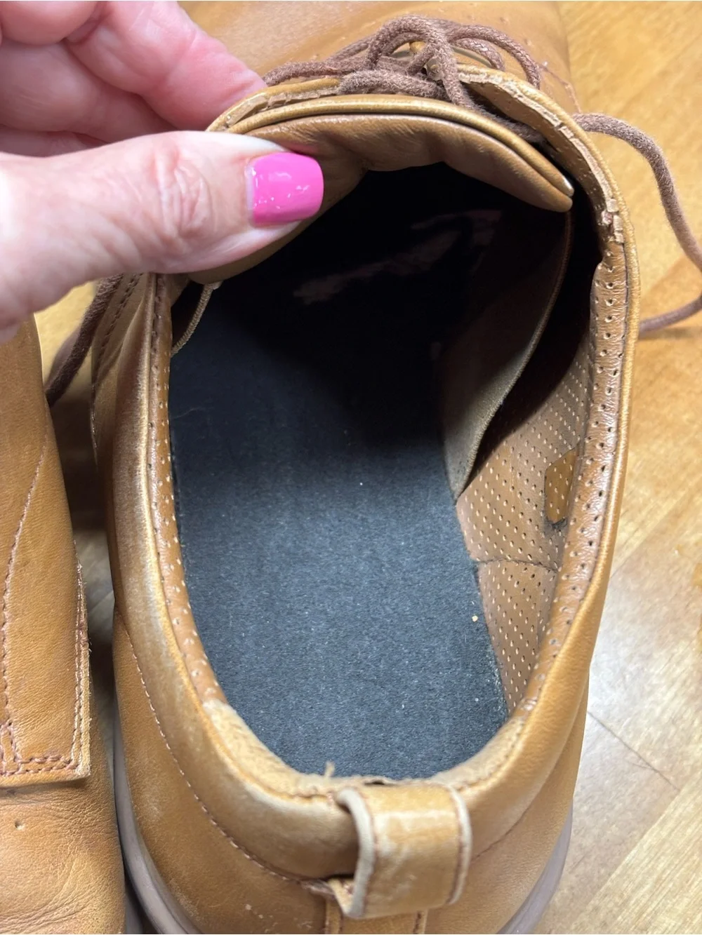 Amberjack The Original Leather Dress Shoes Mens Size 10